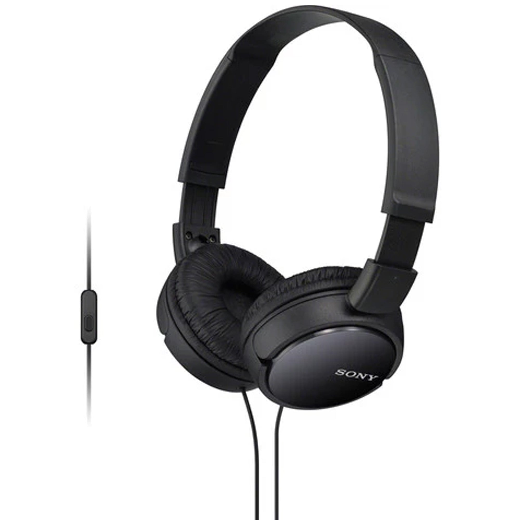 Sony MDR-ZX110AP Extra Bass Smartphone Headset Black