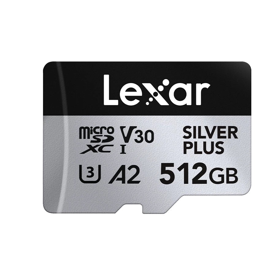 Lexar 512GB Silver Plus microSDXC UHS-I 205MB/s