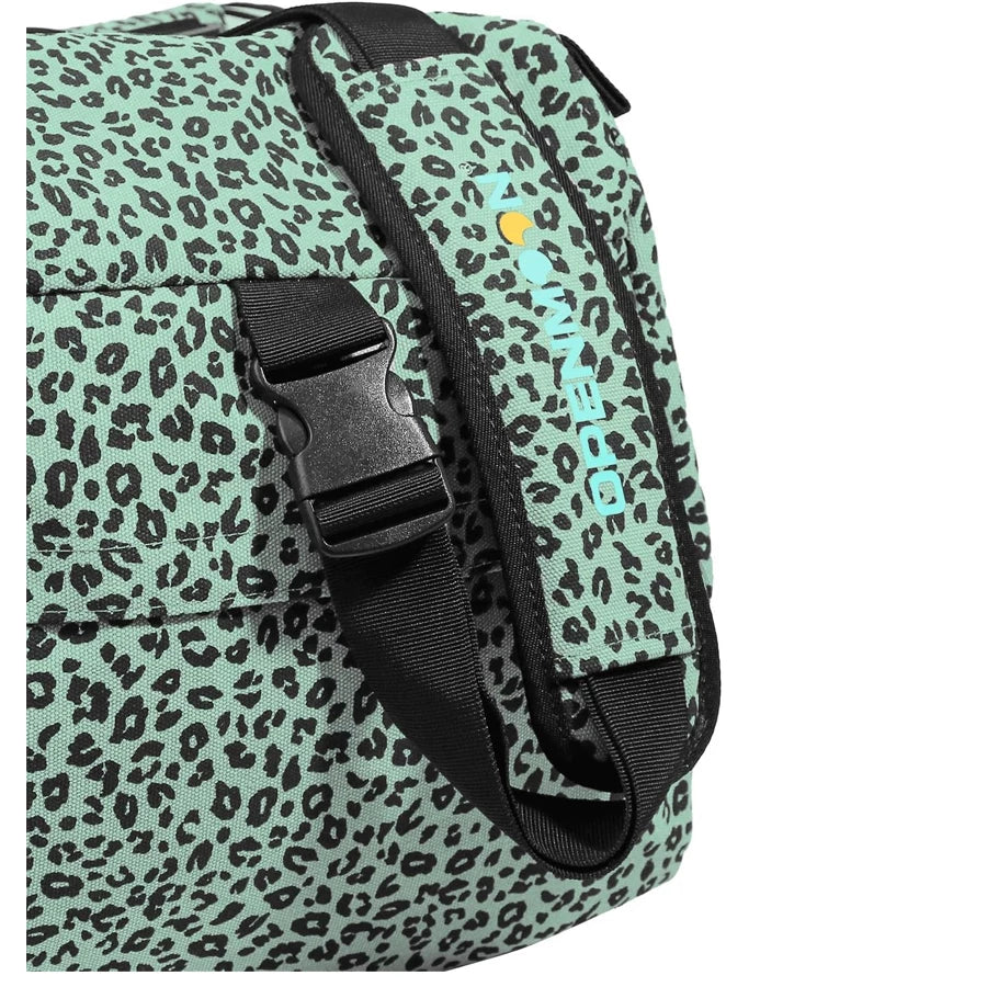 OPENMOON Camera Support saddle Medium--colorful BLUE leopard print OMA05