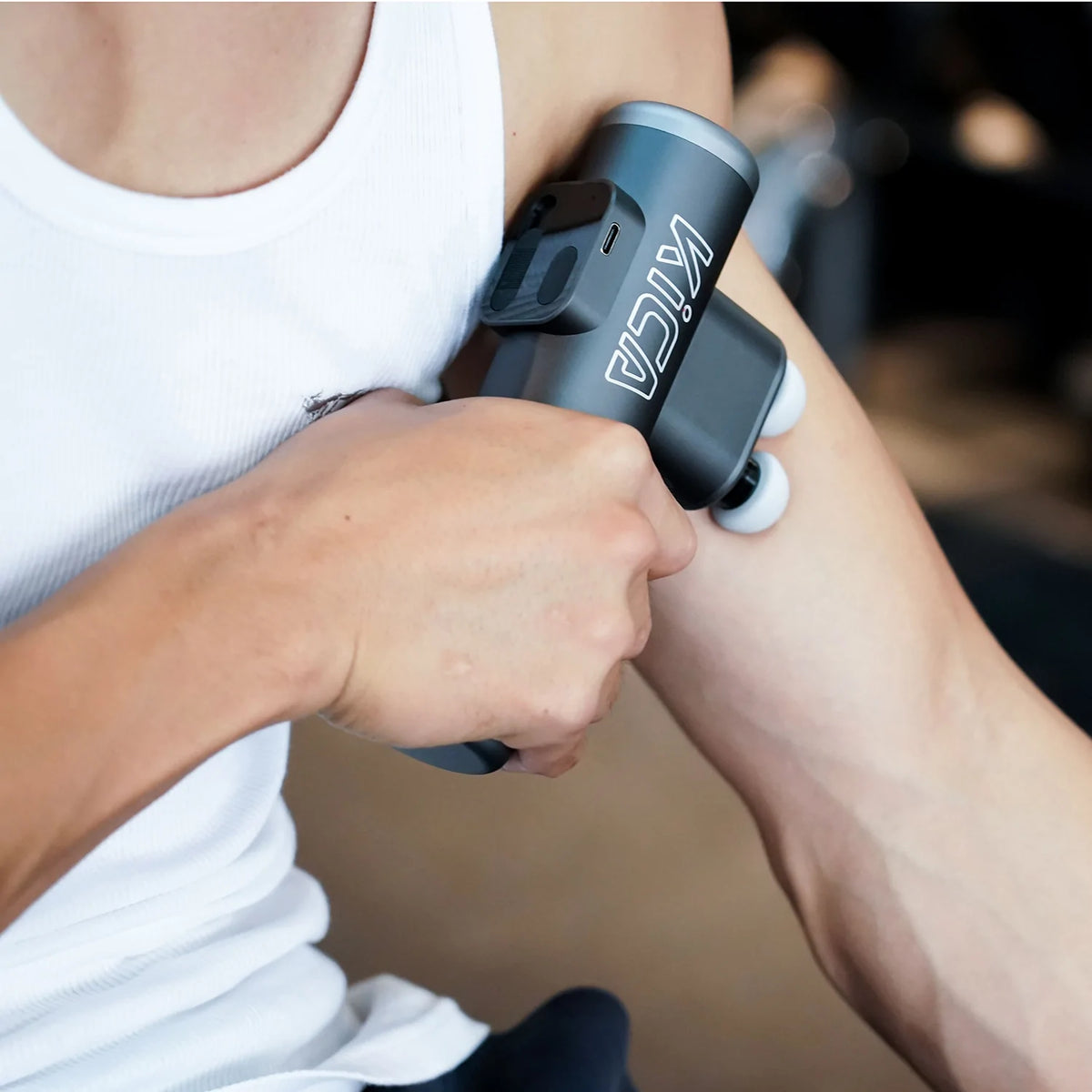 KiCa K3 Portable Massage Gun Blue