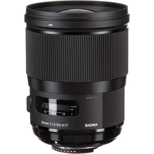 Sigma 28mm f1.4 DG HSM Art Lens for Nikon F