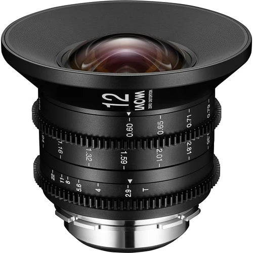 Laowa 12mm T2.9 Zero-D Cine Lens Meters for Arri PL