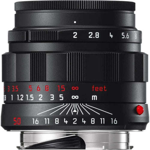 Leica APO-Summicron-M 50mm f2 ASPH Lens (Black-Chrome Edition) - 11811