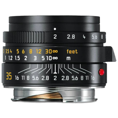 Leica Summicron-M 35mm f2 ASPH Lens (Black) - 11673