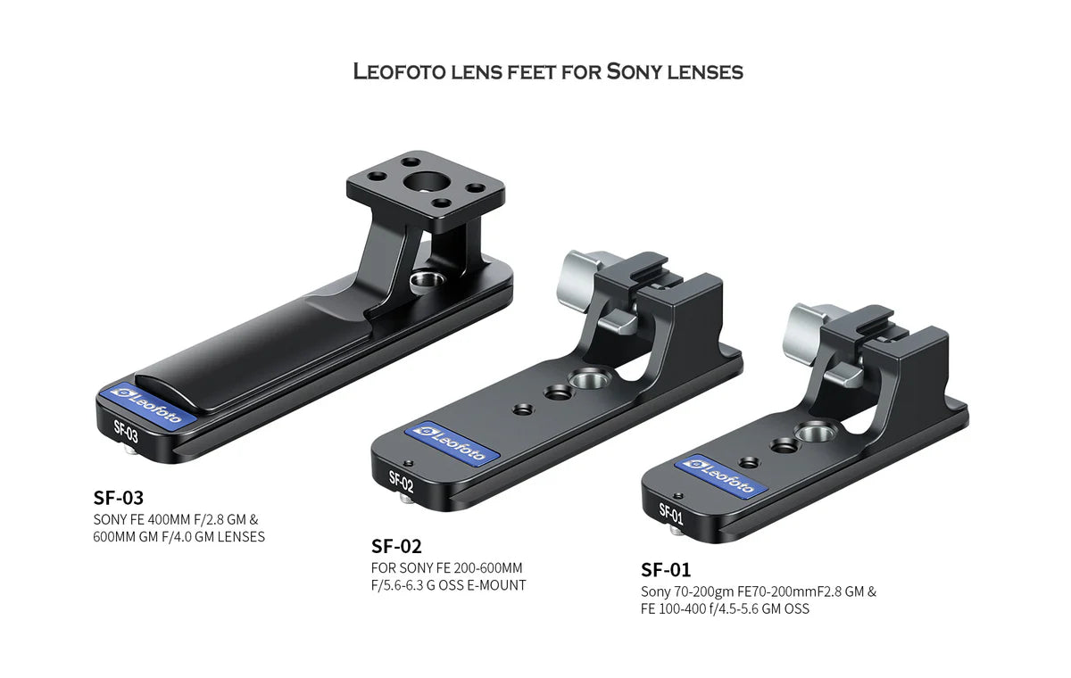 Leofoto SF-02N Replacement Lens Foot for Sony FE 200-600 f/5.6-6.3