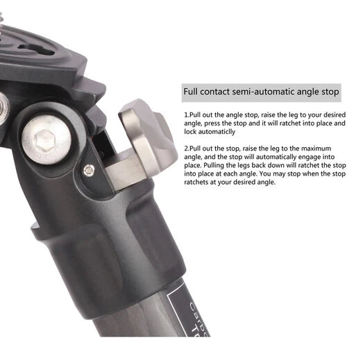 Leofoto LS-223C Mini Tripod with LH-25 Ball Head