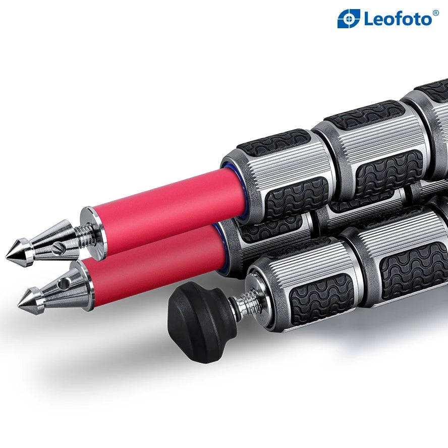 Leofoto LA-284C Tripod with LH-30 RED Athena