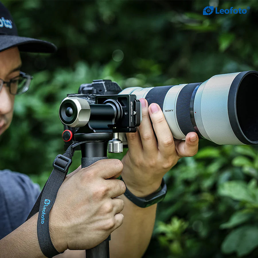 Leofoto MPG-01S Monopod Head Side Mount with Lever Release Clamp