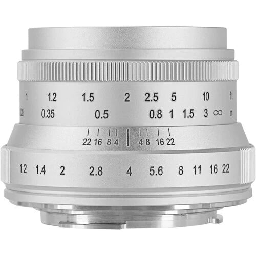 7Artisan 35mm F1.2 II Canon EOS-M Mount (Silver)