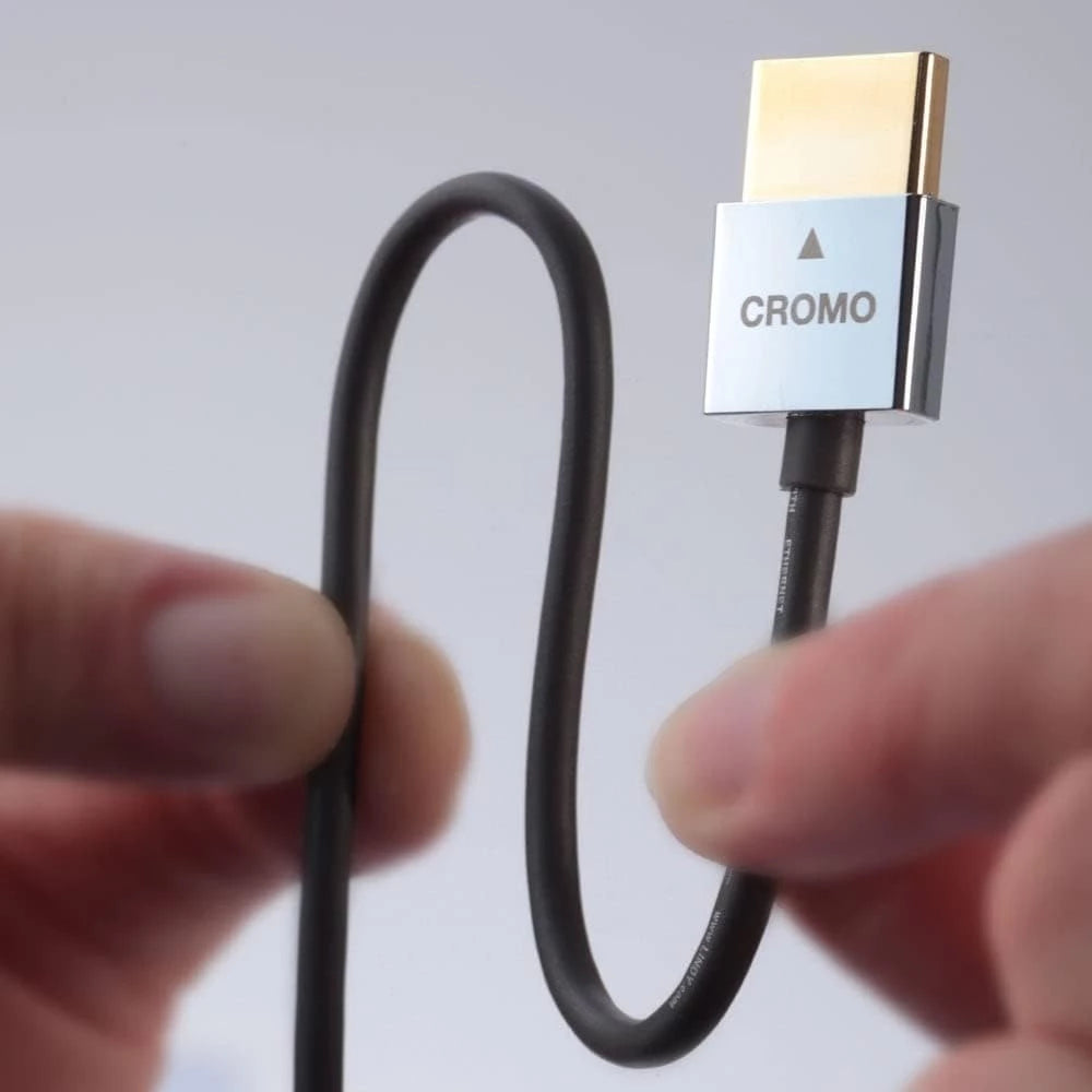 Lindy #41669 CROMO Slim High Speed HDMI Cable with Ethernet, 0.3m