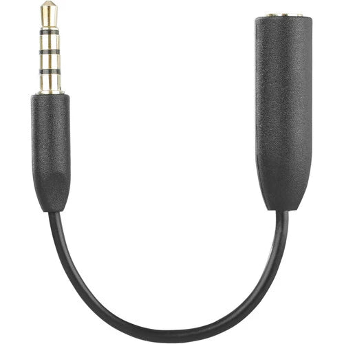 Saramonic SR-UC201 3.5mm TRS Female to 3.5mm TRRS Male Adapter Cable for Smartphones
