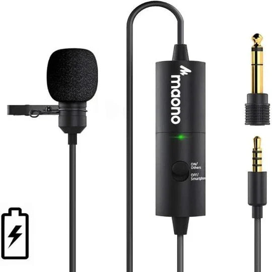 Maono AU-100R Rechargeable Lavalier Microphone
