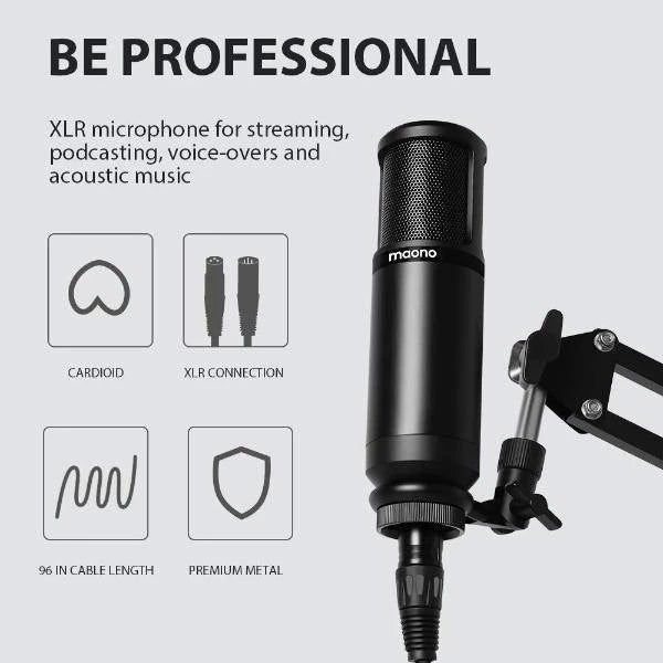 Maono AU-PM320 Mic Condenser XLR