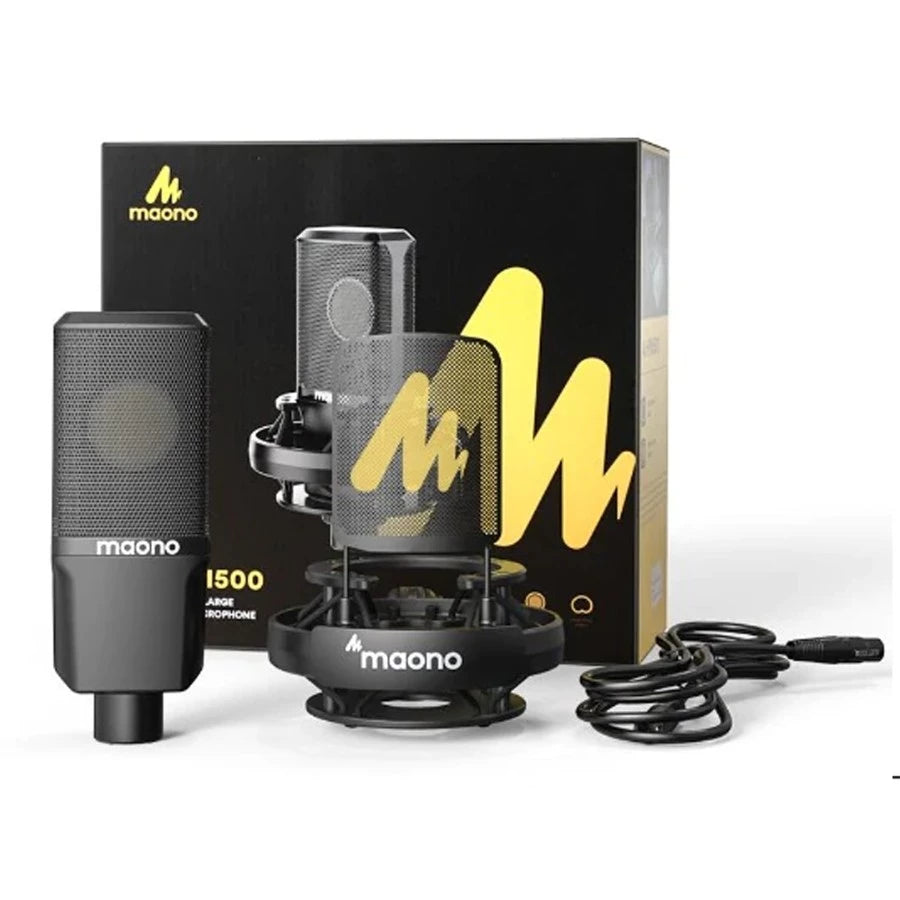 Maono AU-PM500 Studio-Quality Sound XLR Condenser Microphone