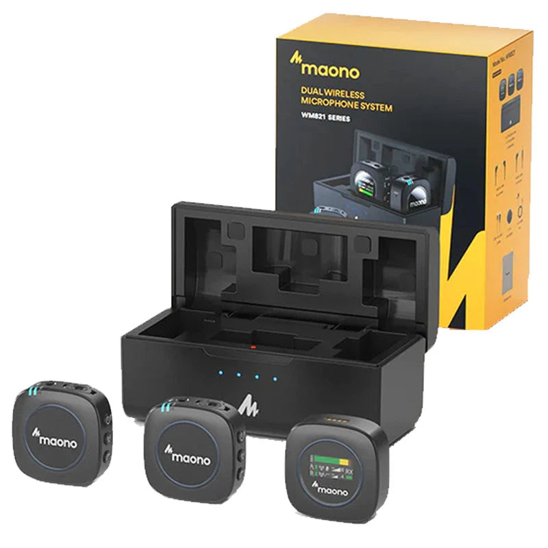 MAONO WM821 Dual Wireless Microphone System