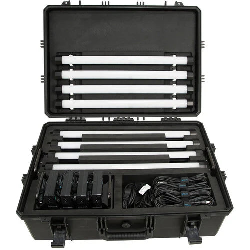 Nanlite PavoTube II 15X RGB LED Pixel Tube Light (60cm, 8-Light Kit) with Hard Case