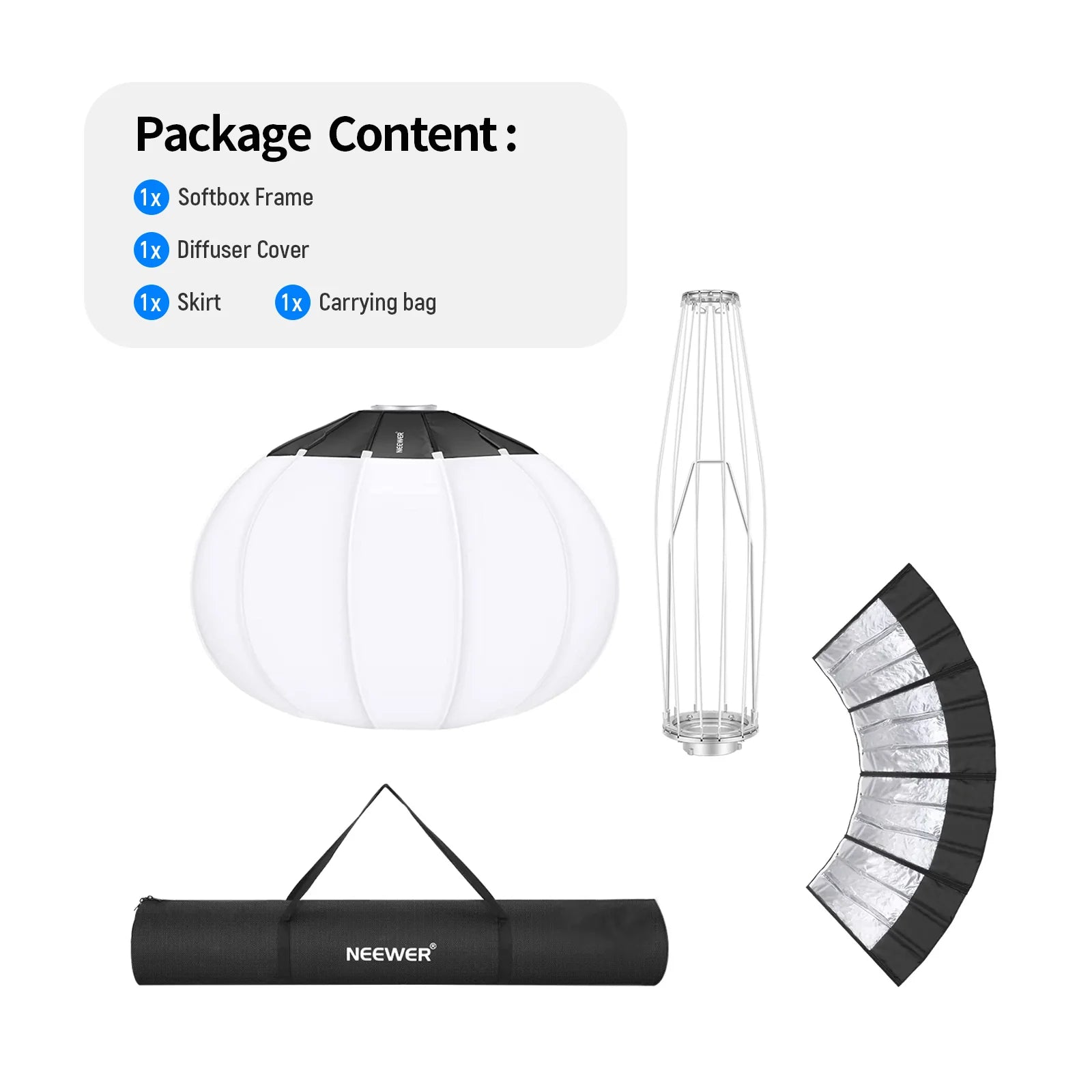 Neewer 85CM LANTERN SOFTBOX WITH SKIRT SET
