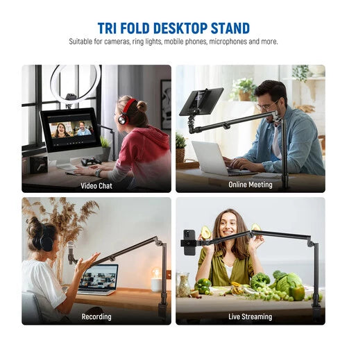 Neewer ST3A Flexible Overhead Camera Mount Desk Stand