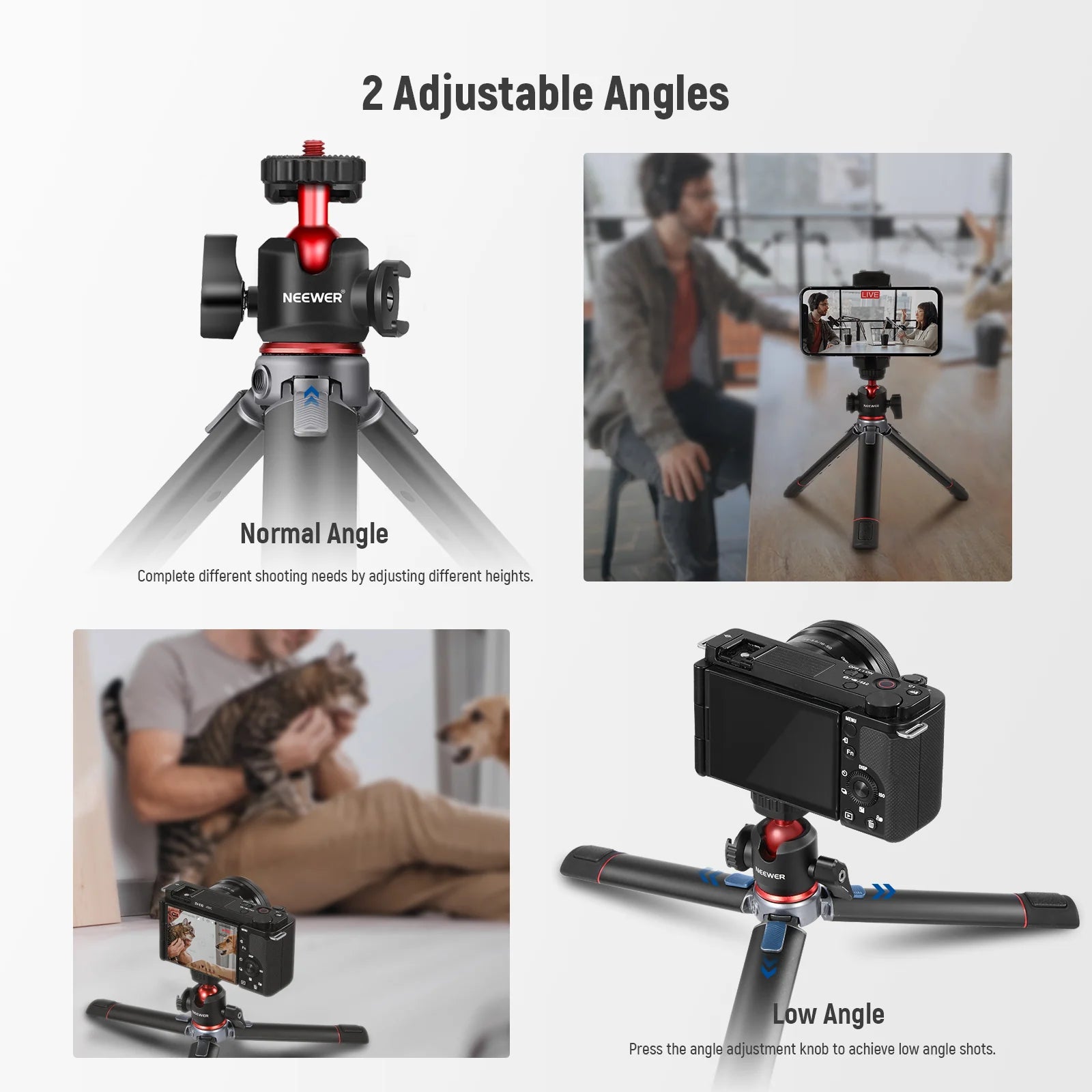 Neewer ST-DT24V DESKTOP TRIPOD FOR VLOGGING (I TYPE