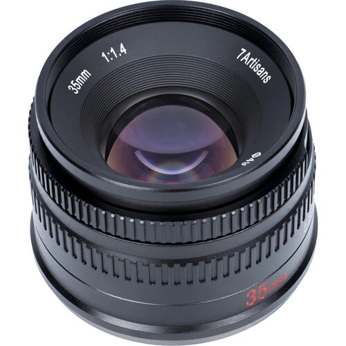7Artisans 35mm F1.4 APS-C for Fujifilm FX-Mout (Black)