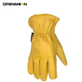 OPENMOON Hot Hand Glove- leather Work Gloves Gold OPST01