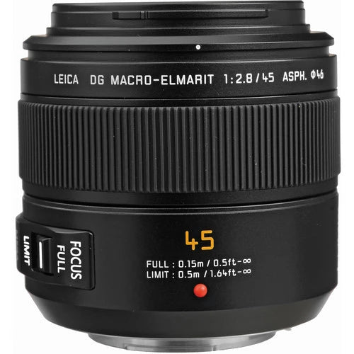 Panasonic Leica DG Macro-Elmarit 45mm f2.8 ASPH Mega OIS Lens