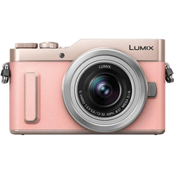 Panasonic Lumix Gf10 Mirrorless Micro Four Third Digital Camera with 12-32mm Lens (Pink)
