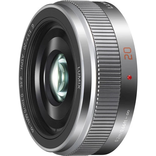 Panasonic Lumix G 20mm f1.7 II ASPH Lens (Silver)