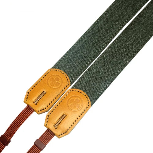 Herringbone iCode Camera Neck Strap Papaspocket Olive