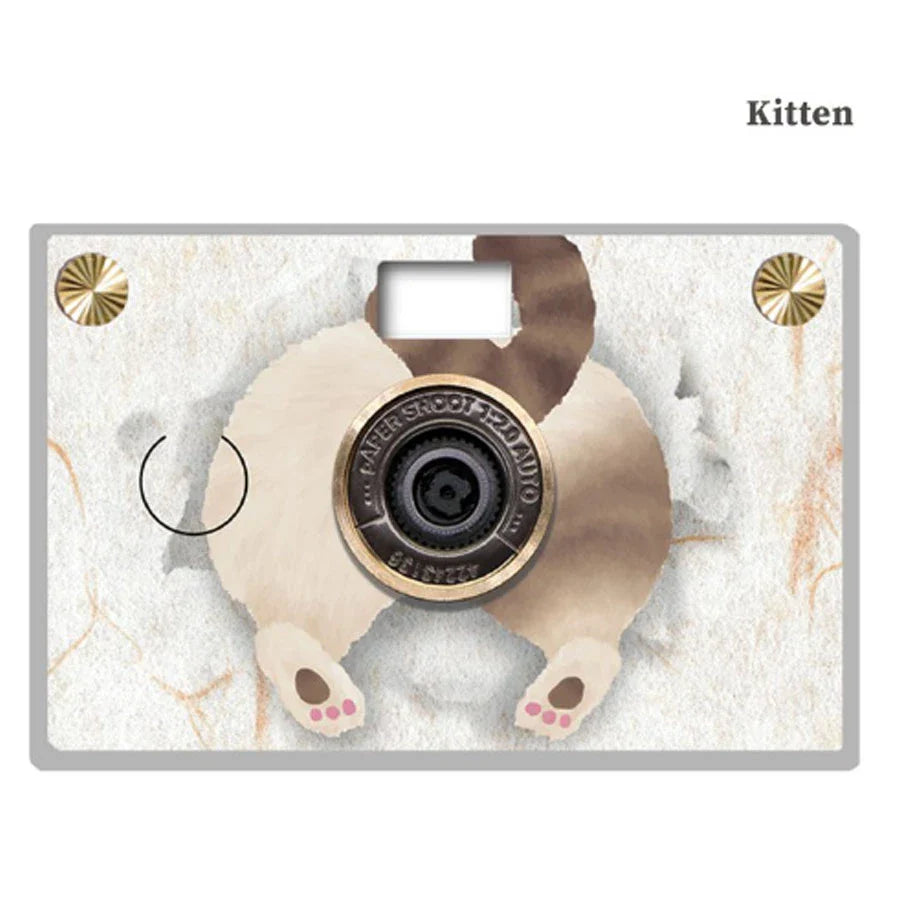 Paper Shoot Paper Camera Butts Series (Kitten)