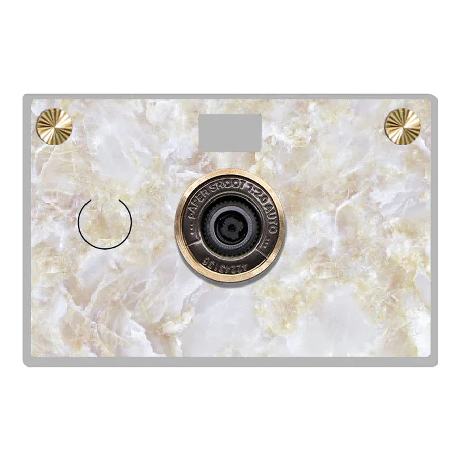 Paper Shoot Paper Camera Stone Pattern Series (Jade)