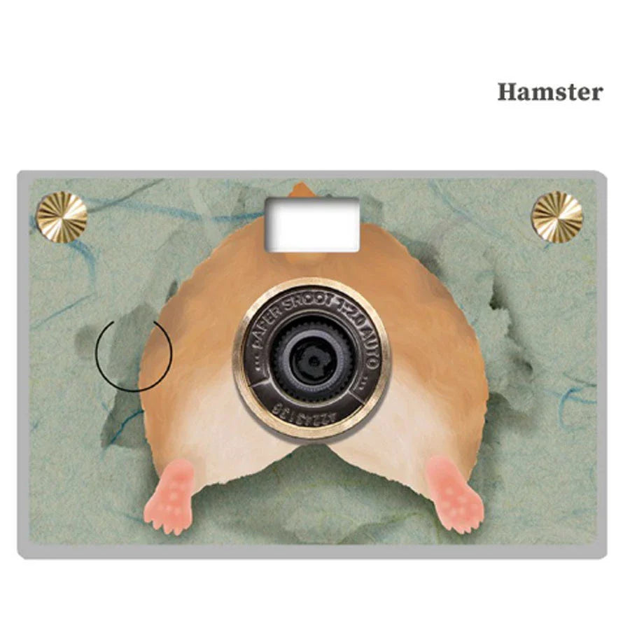 Paper Shoot Paper Camera Butts Series (hamster)