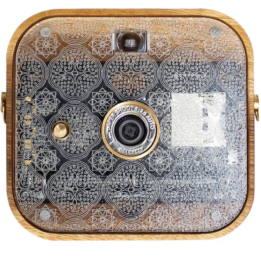 Paper Shoot Thinkk&Shoot Camera Set Vintage Glass - Begonia Flower 18MP