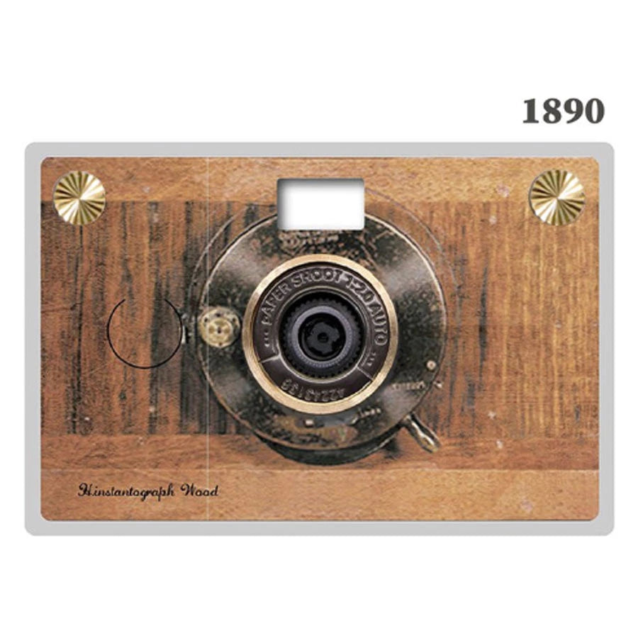 Paper Shoot Paper Camera Vintage Series (1890) Wooden 18MP