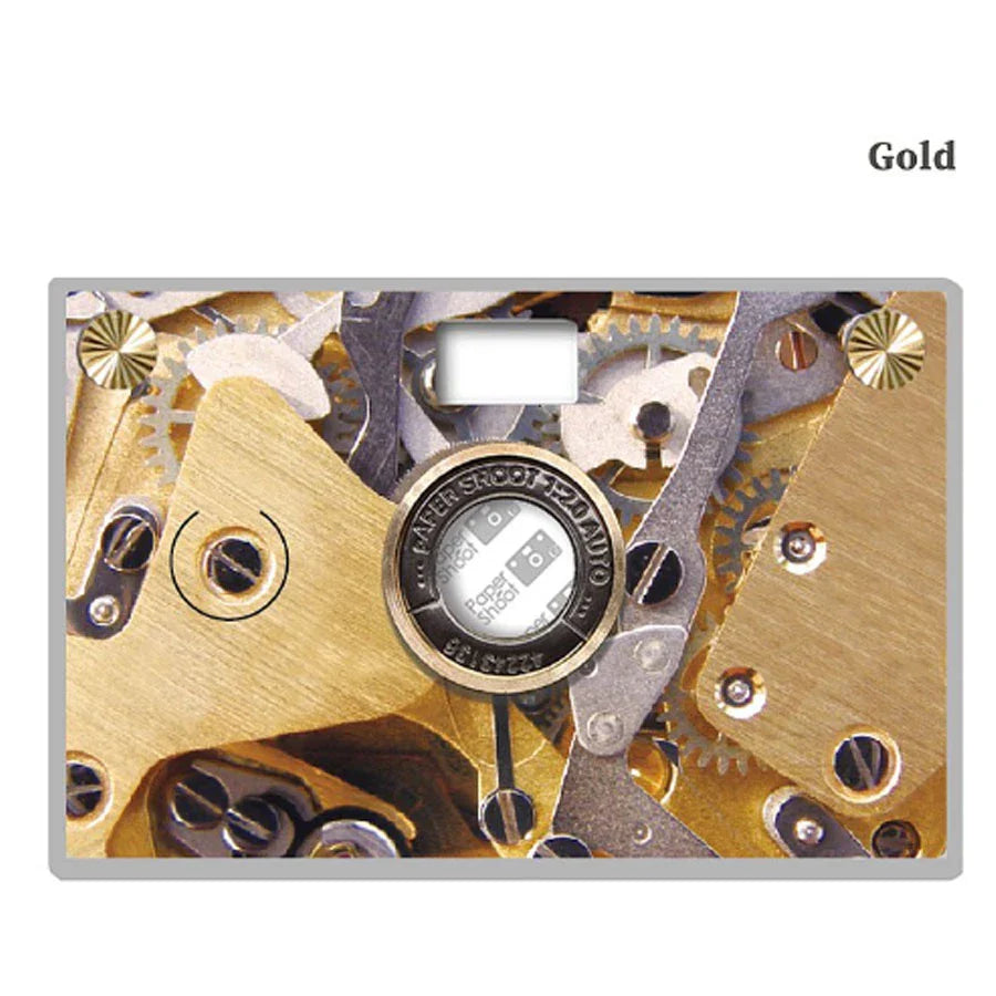 Paper Shoot Paper Camera Circulation Series (Gold)