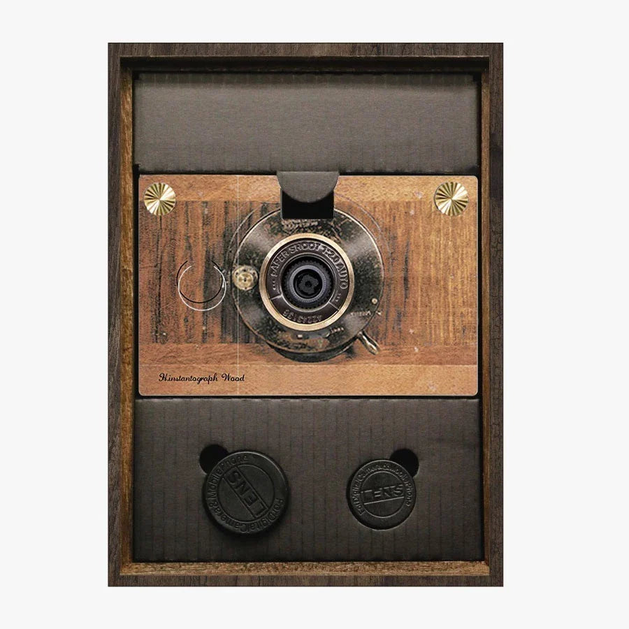 Paper Shoot Paper Camera Vintage Series (1890) Wooden 18MP