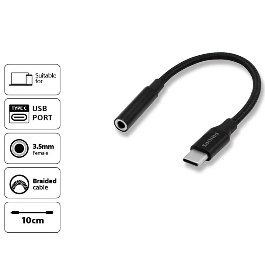 Philips SWA3010C Audio Adapter Type C to Jack 3.5mm