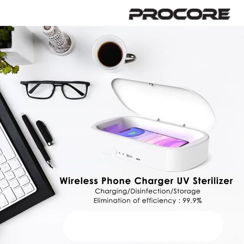 Procore Ultraviolet Rays Disinfection Box with Wireless Charger