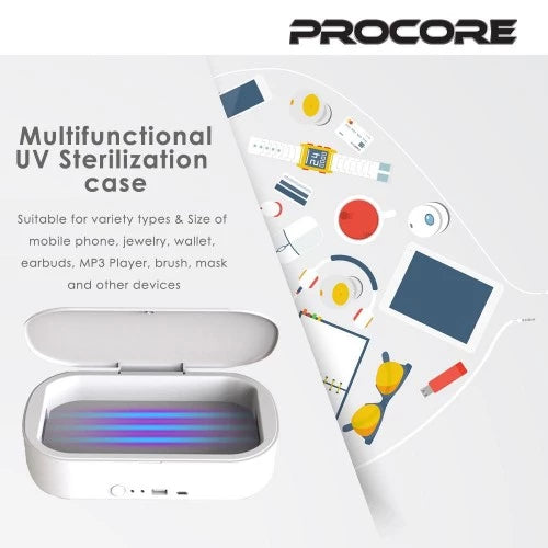 Procore Ultraviolet Rays Disinfection Box with Wireless Charger