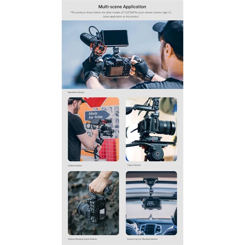 FALCAM F22&F38&F50 Quick Release Camera Cage(for FX3/FX30) V2 2823A