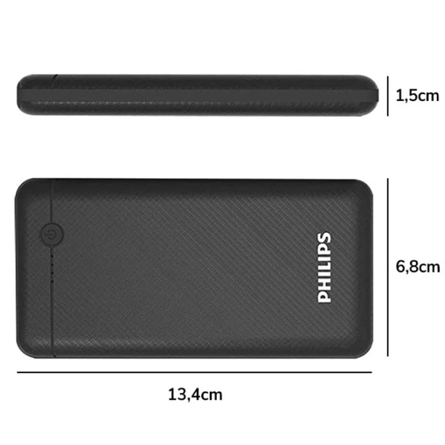 Philips DLP1710CB Universal Power Bank 10.000mAh