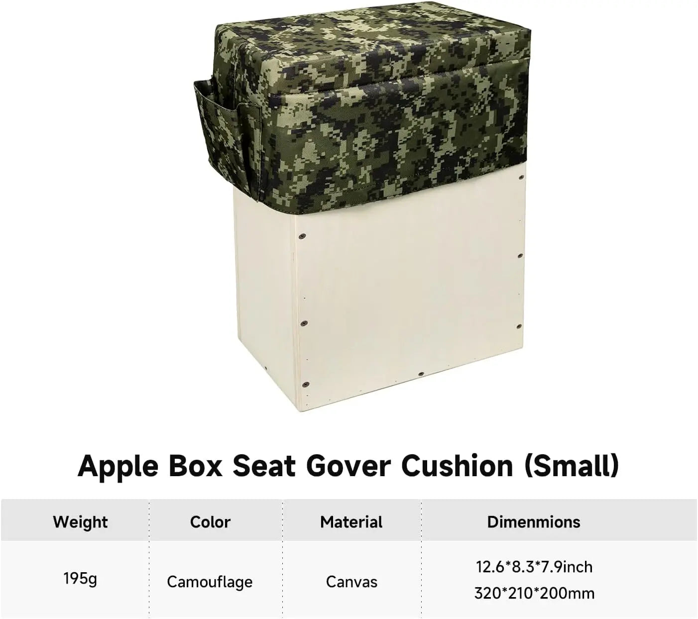OPENMOON Apple Box Seat Cover 1 small light 320mmx 220mmx 250mm OZD03