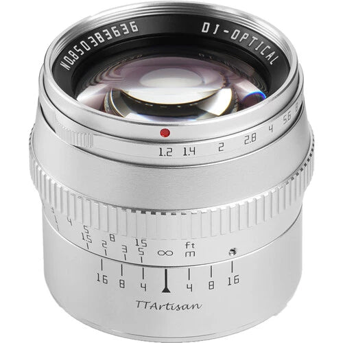 TTartisan 50mm f1.2 SONY E-MOUNT SILVER (APS-C)