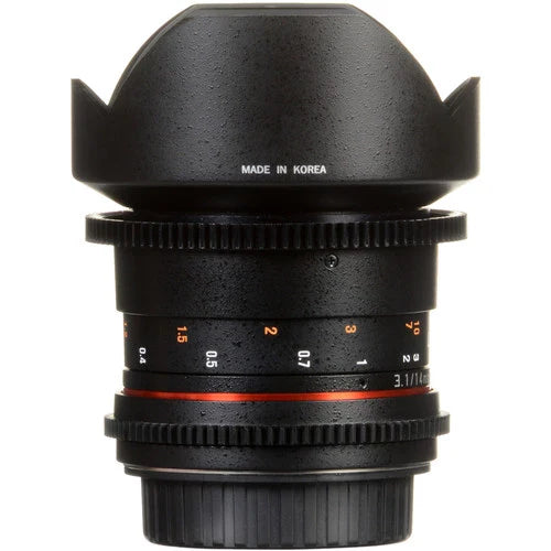 Samyang VDSLR 14mm T3.1 MK2 Cine Lens for Canon