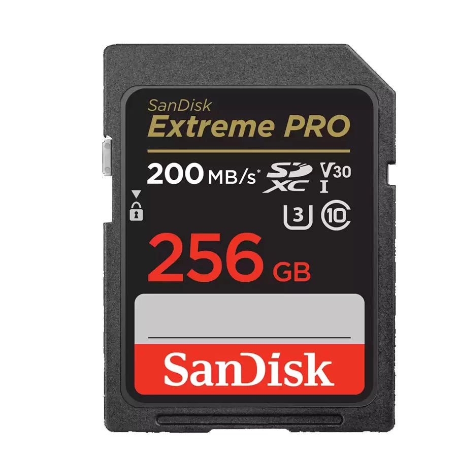 SanDisk SDXC Extreme Pro UHS-I 256GB R200MB/s W140MB/s