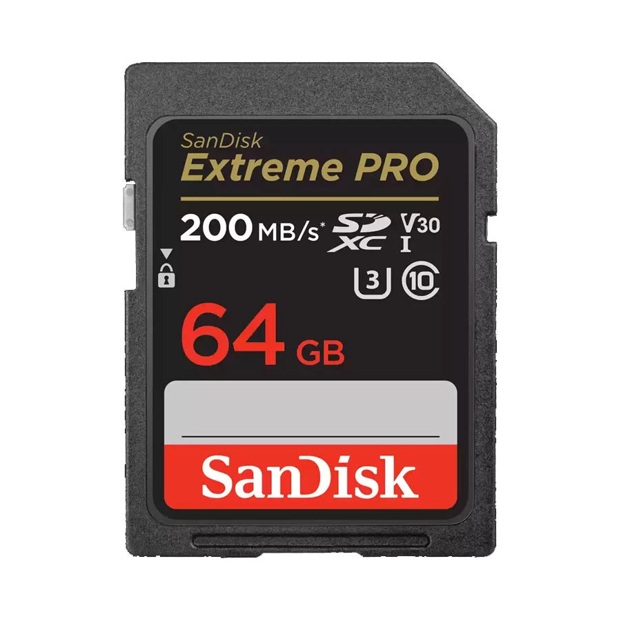 SanDisk SDXC Extreme Pro UHS-I 64GB R200MB/s W90MB/s