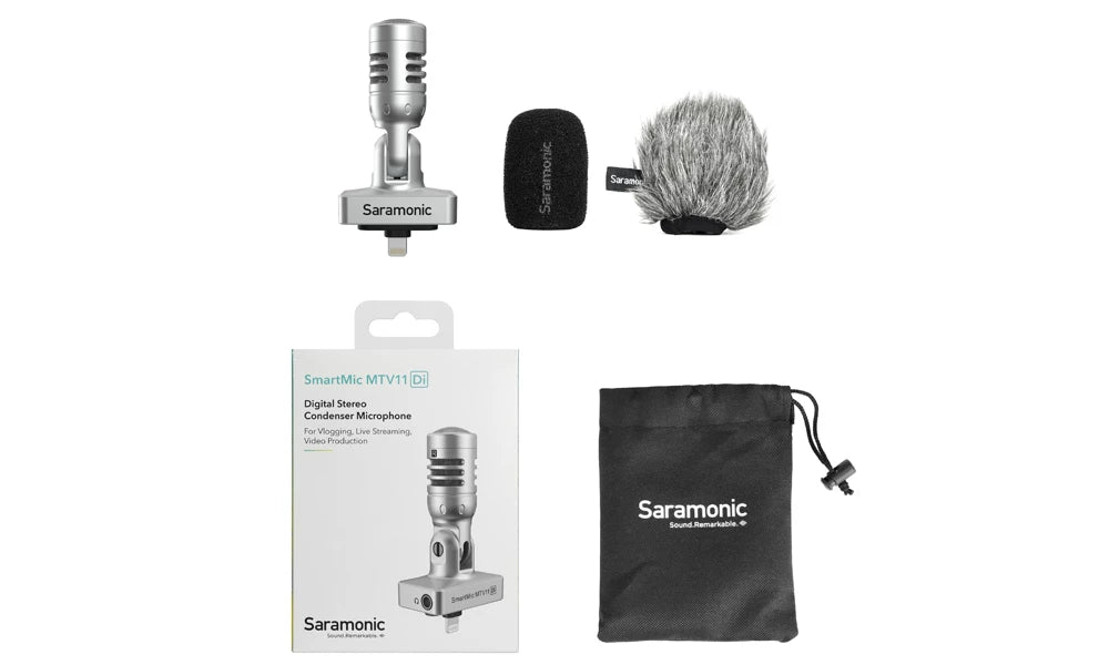 SARAMONIC SmartMic MTV11 Di Digital Stereo Condenser Microphone for iOS Device