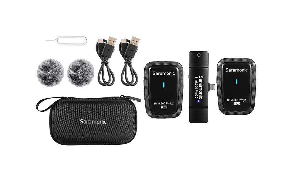 Saramonic Blink 500 ProX Q4 2.4GHz Dual-Channel Wireless Microphone
