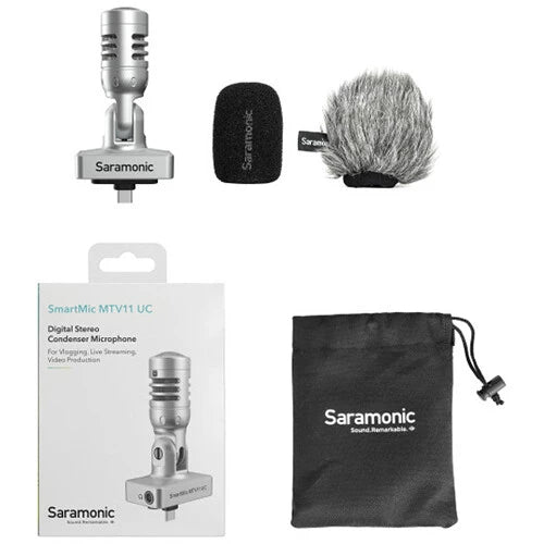 SARAMONIC SmartMic MTV11 UC Digital Stereo Condenser Microphone for USB C Device