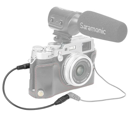 SARAMONIC Saramonic SR-25C35 3.5mm Female to 2.5mm Male Adapter Cable for 2.5mm DSLR Cameras